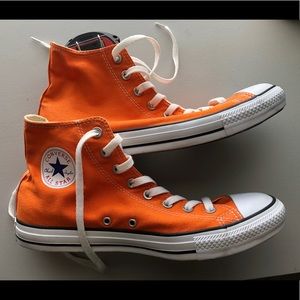 Orange High Top Converse